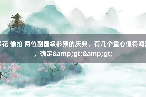 探花 偷拍 两位副国级参预的庆典，有几个重心值得海涵，确定&gt;&gt;